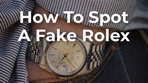 ways to spot a fake rolex|counterfeit rolex how to identify.